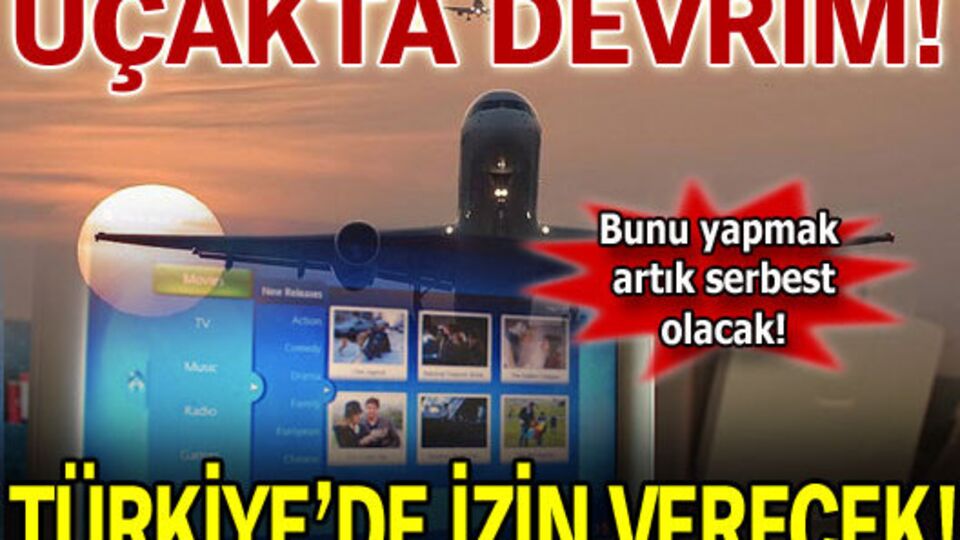 Uçakta devrim!