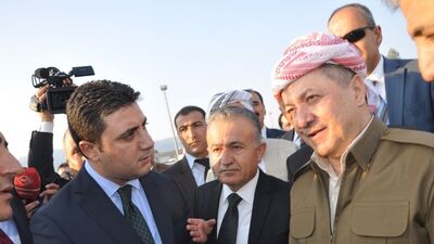 Barzani ve Şivan Perver Türkiye'ye giriş yaptı