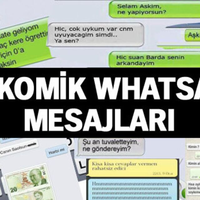 En komik 'Whatsapp' konuşmaları