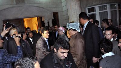 Barzani ve Perver böyle uğurlandı