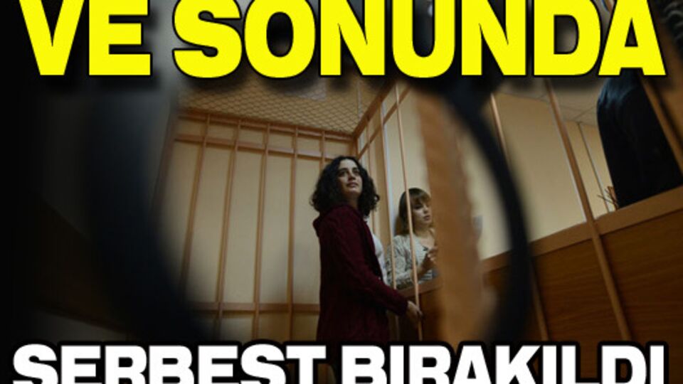 Ve sonunda serbest bırakıldı