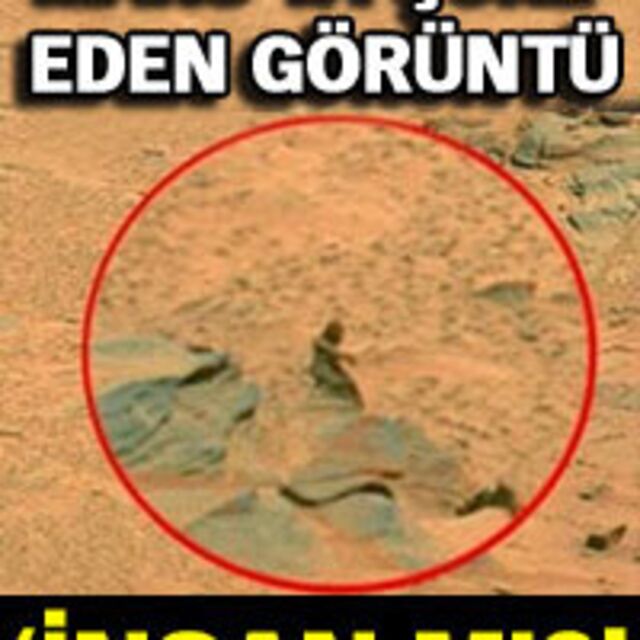 Mars'ta şoke eden görüntüler