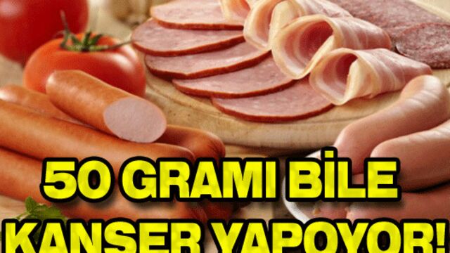 Bu gıdalar kanser yapıyor!