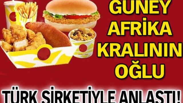 Güney Afrika kralının oğlu Türk şirketiyle anlaştı!