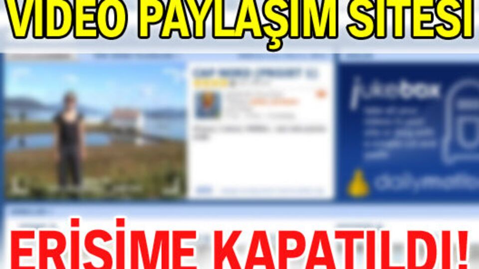 Video paylaşım sitesi erişime kapatıldı!