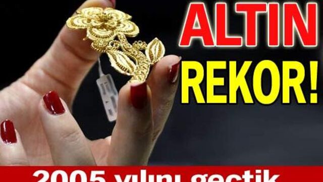 Altın rekor!