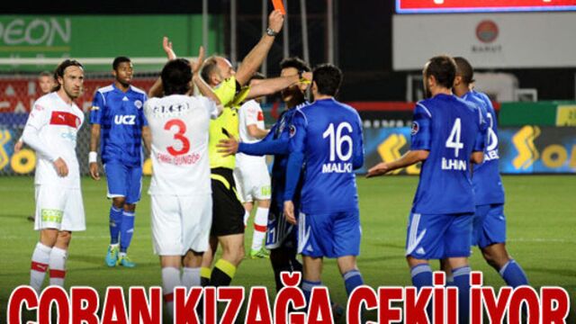 Çoban kızağa çekiliyor