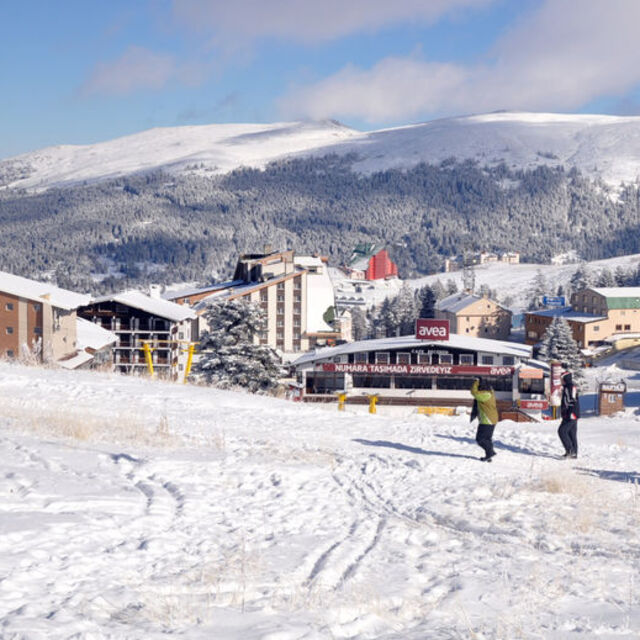 Uludağ'da kar kalınlığı 25 santimetre!
