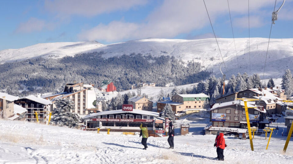 Uludağ'da kar kalınlığı 25 santimetre!