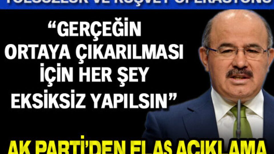 AK Parti'den flaş açıklama!