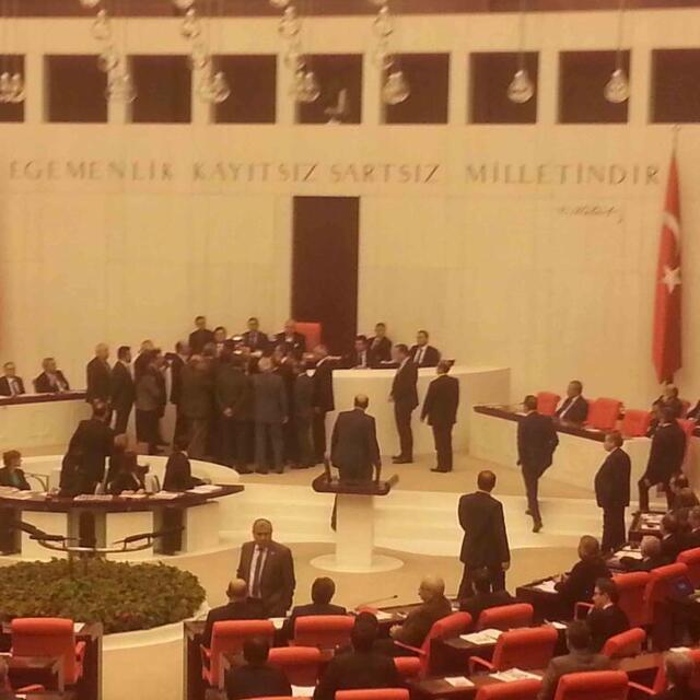Meclis'te gerginlik