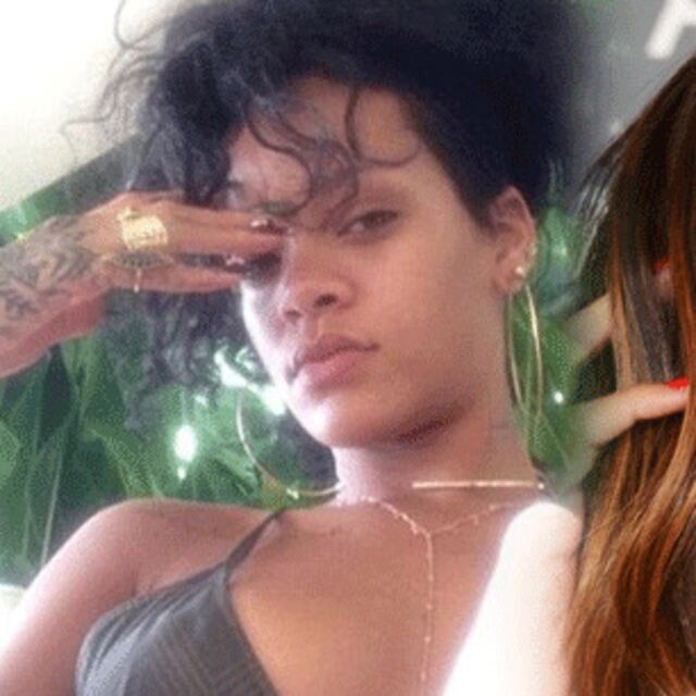 İşte makyajsız Rihanna!