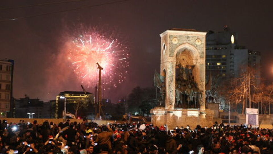 Taksim'de yılbaşı kutlaması yok