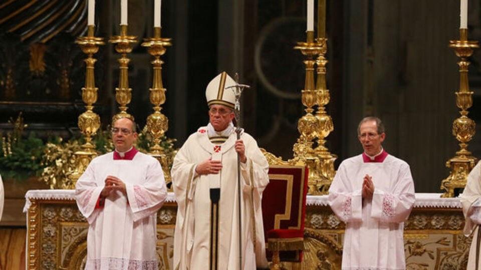 İlk kez Noel ayini yönetti