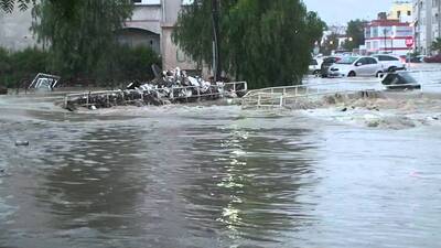 KKTC'de sel felaketi