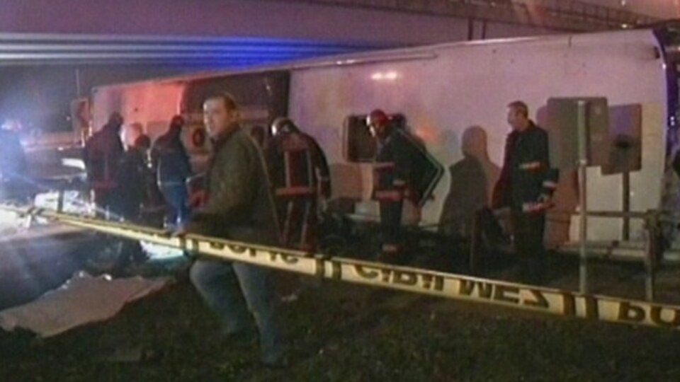 Maslak'ta otobüs kazası