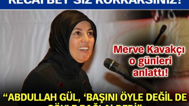 "Abdullah Gül 'başını öyle değil de şöyle bağla' dedi"