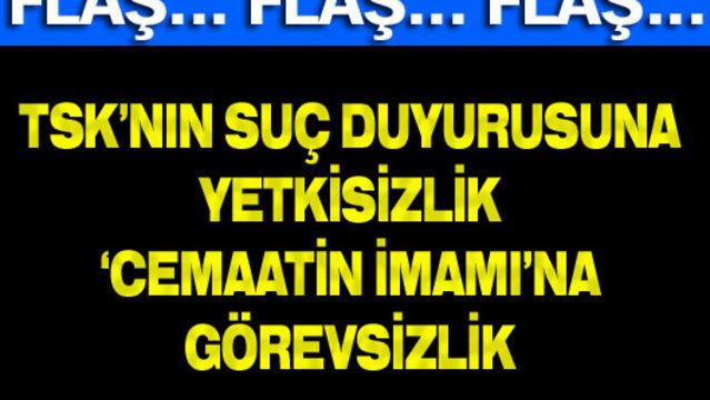 İki flaş karar!
