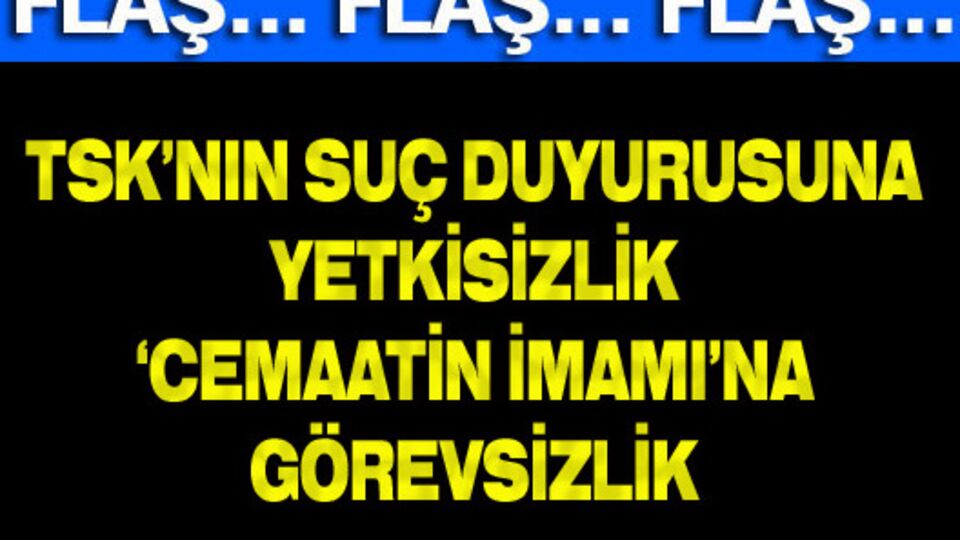 İki flaş karar!