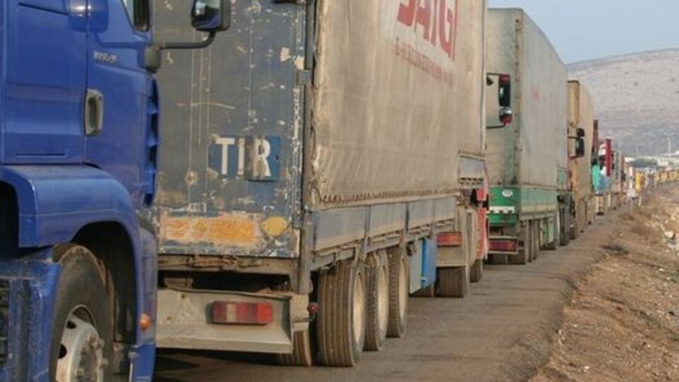 Cilvegözü Sınır Kapısı'nda TIR kuyruğu!