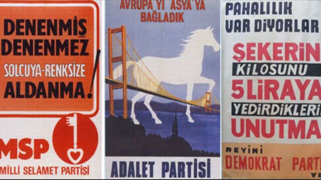 Seçim afişleri eskiden böyleydi!