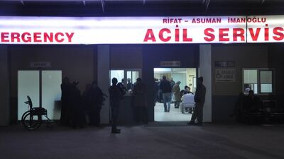 Yoğun bakım servisi kana bulandı