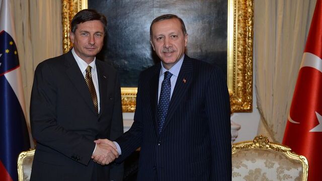 Başbakan, Slovenya Cumhurbaşkanı ile görüştü