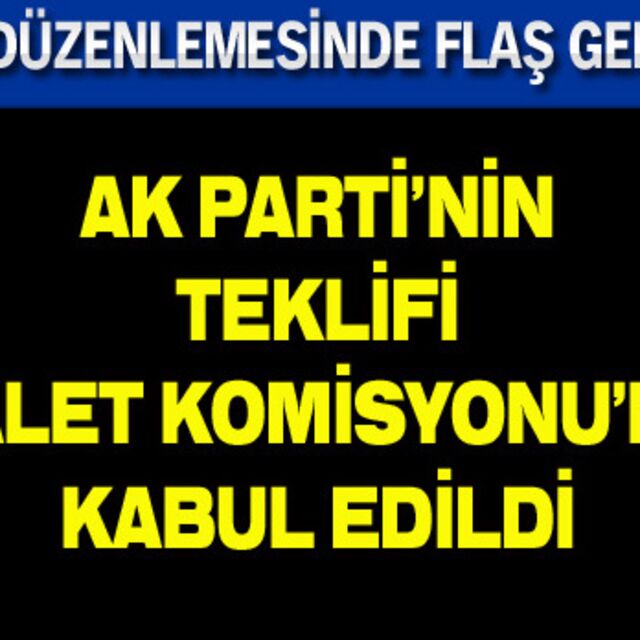 HSYK düzenlemesinde flaş gelişme
