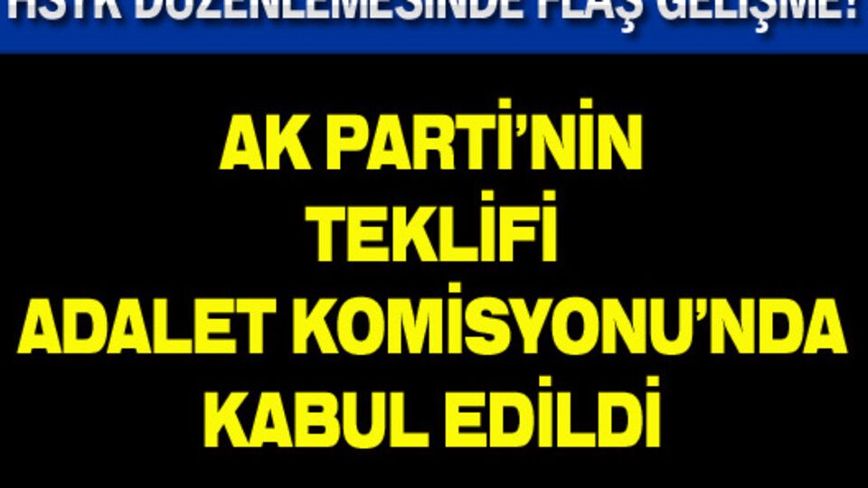HSYK düzenlemesinde flaş gelişme