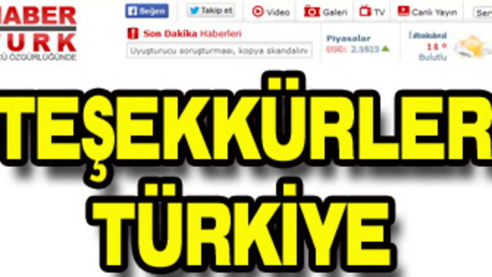 Şu anda Türkiye'nin en sevilen haber sitesini okuyorsunuz!