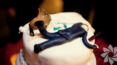 En tuhaf düğün pastaları...