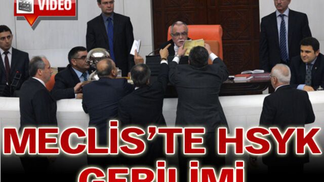 Meclis'te HSYK gerilimi
