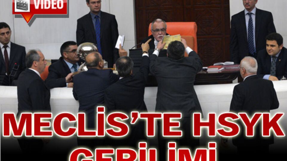 Meclis'te HSYK gerilimi