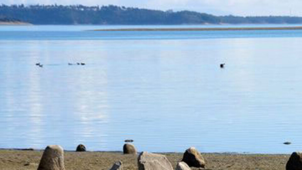 Sular çekilince ortaya çıktı!