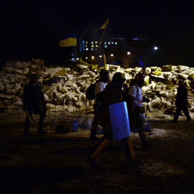 Ukrayna'da göstericilere genel af