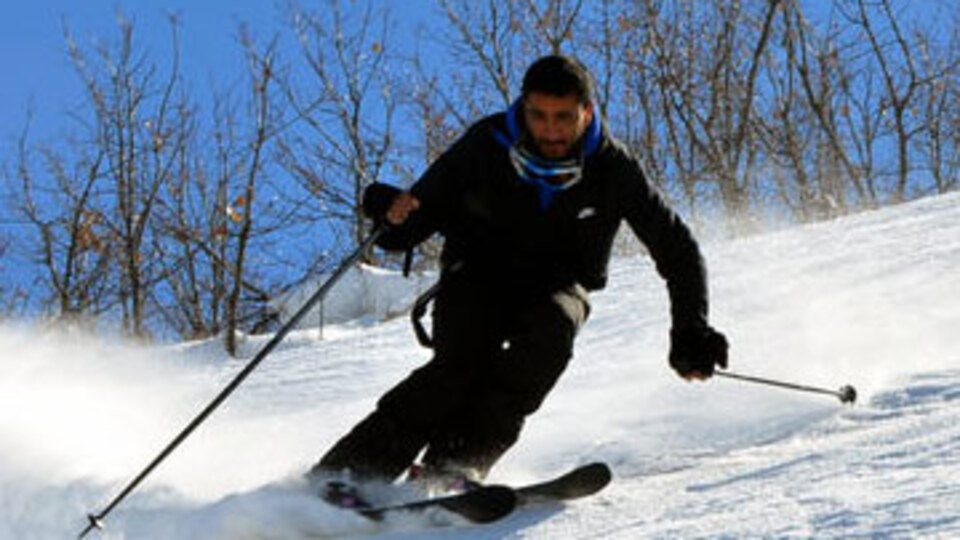 Tunceli'de kayak keyfi