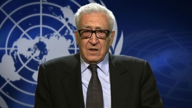 Brahimi Cenevre'ye kriz molası verdi