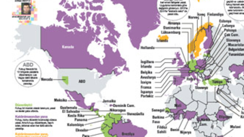 Dünya fuhuş haritası