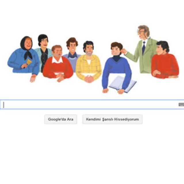 Ertem Eğilmez Google'a doodle oldu