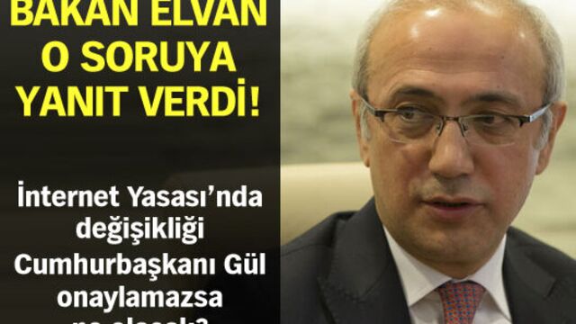 Bakan Elvan o soruya yanıt verdi!