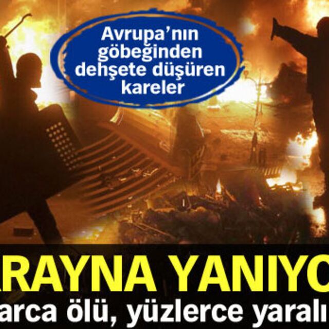 Ukrayna yanıyor!
