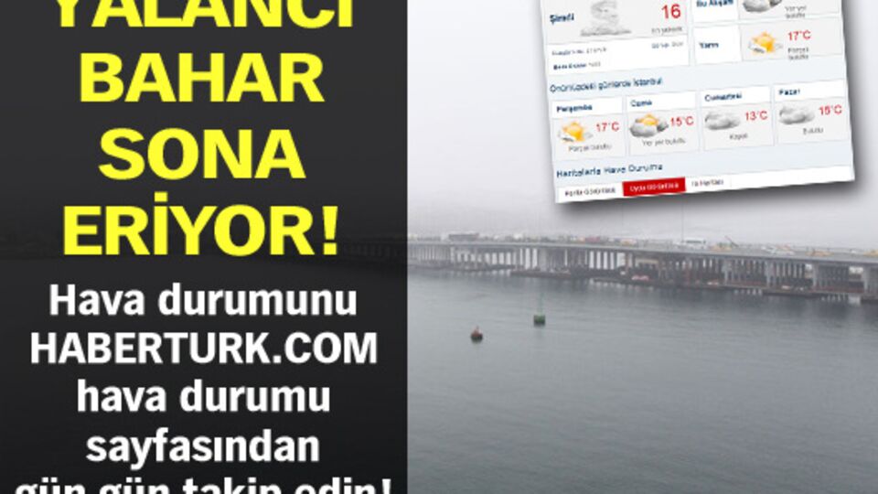 Bahar havası bitiyor