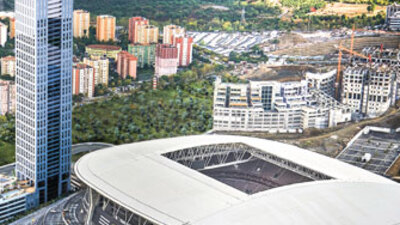 Aslantepe Arena'ya komşu dev kule