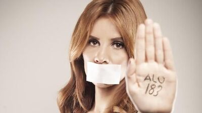 "Kadına şiddete son"