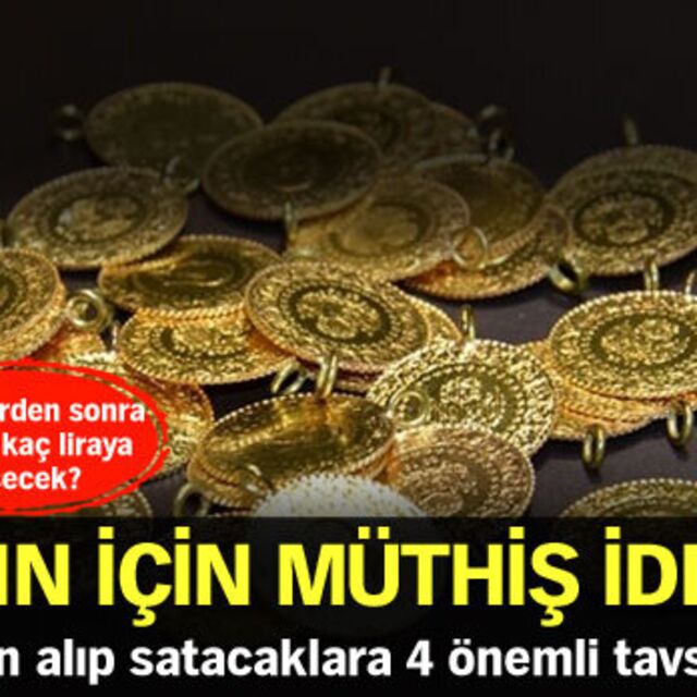 Altın için müthiş iddia!