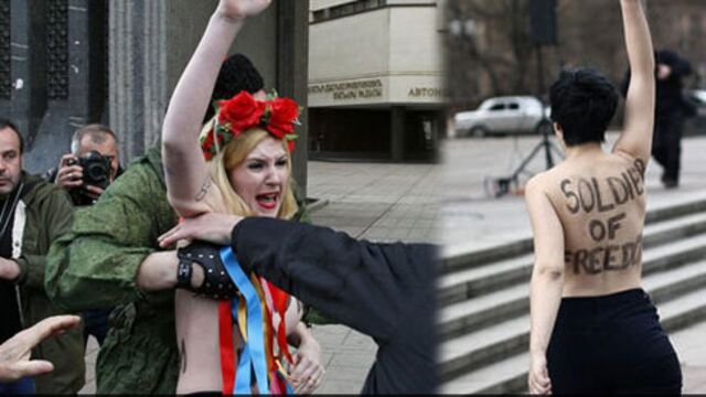 FEMEN Kırım'a girdi!