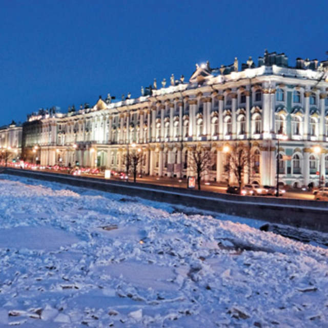 St. Petersburg'da ayaz geceler