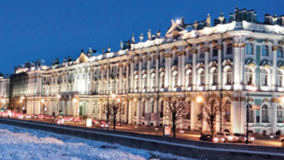 St. Petersburg'da ayaz geceler