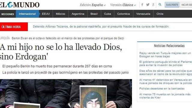 Berkin Elvan dünya basınında