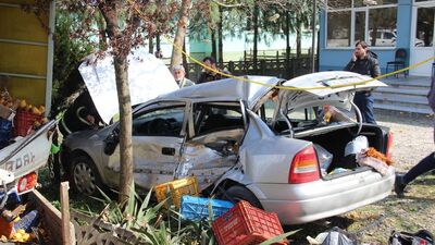 Sakarya'da feci kaza